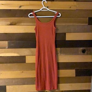 Dynamite ribbed body con dress